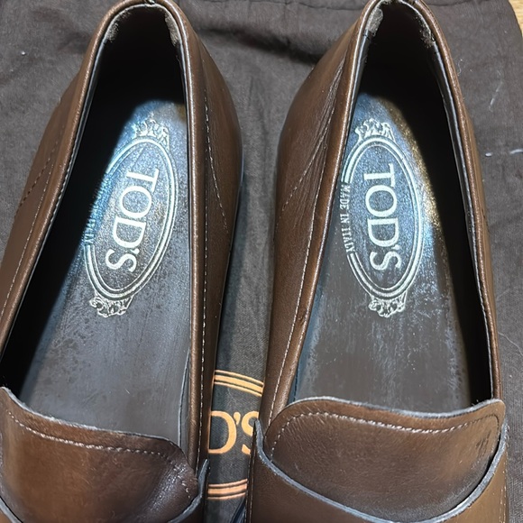Authentic Tod’s Brown Loafers, EUC, “Tod’s” 7.5, US Men’s 9 - Picture 5 of 9